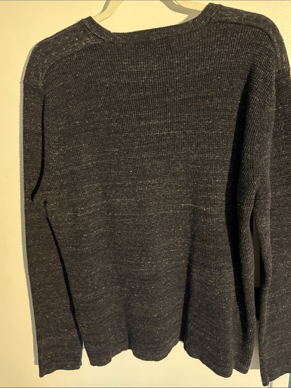Michael Kors Men’s Heather Charcoal Crewneck Sweater - Picture 5 of 5